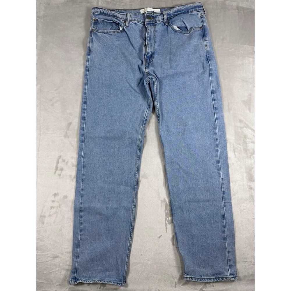 Signature by Levi‎ Strauss Mens 38x34 Blue Regular Fit Jeans Excellent Stretch